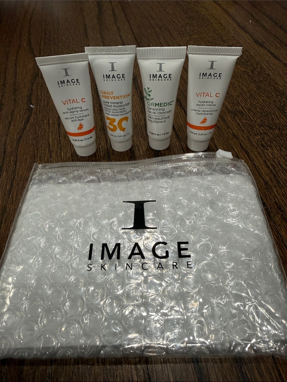 Image Skincare Travel Kit - moisturizer, cleanser, serum & repair creme